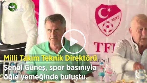Şenol Güneş, spor basınıyla yemekte buluştu