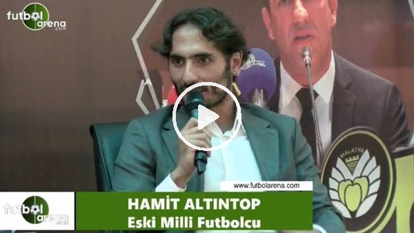 Hamit Altıntop: "Büyük düşünelim ki büyük işler olsun"