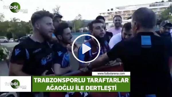Trabzonsporlu taraftarlar, Ahmet Ağaoğlu ile dertleşti