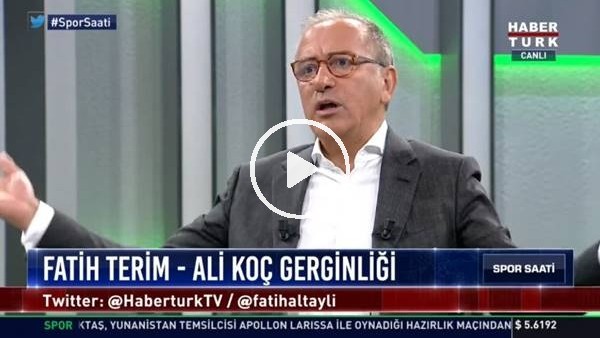 Fatih Altaylı'da canlı yayında tepki