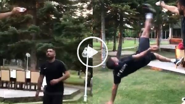 Ümit Karan'dan #bottlecapchallenge denemesi