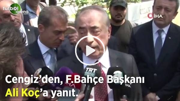 Mustafa Cengiz'den Ali Koç'a yanıt