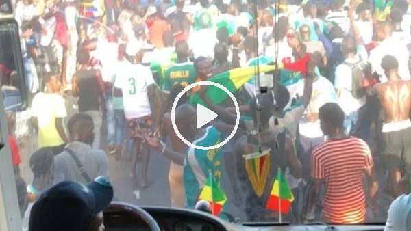 Diagne'nin kamerasından Senegal kutlamaları