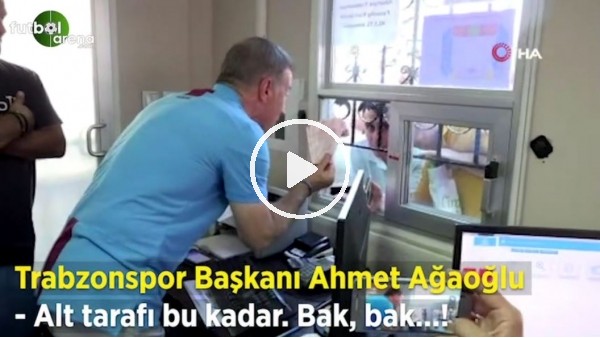 Ahmet Ağaoğlu forma satışı yaptı