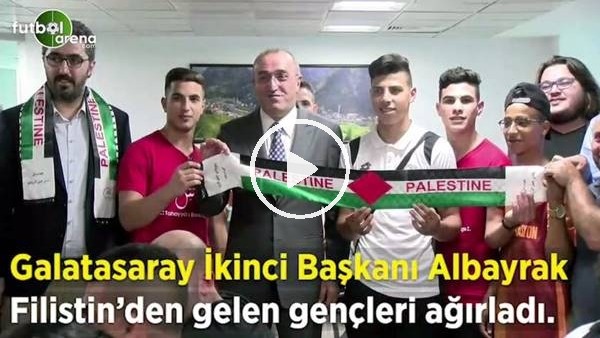 Abdurrahim Alayrak, Filistin'den gelen gençleri ağırladı