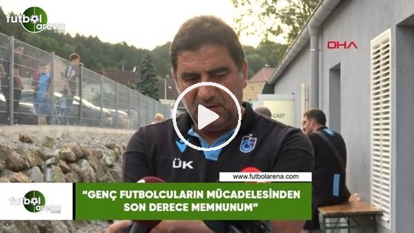 Ünal Karaman: "Genç futbolcuların mücadelesinden son derece memnunum"