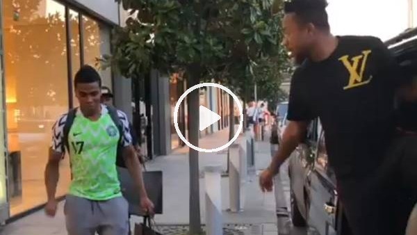 Onazi, muavinlik yaptı ve herkesi güldürdü..