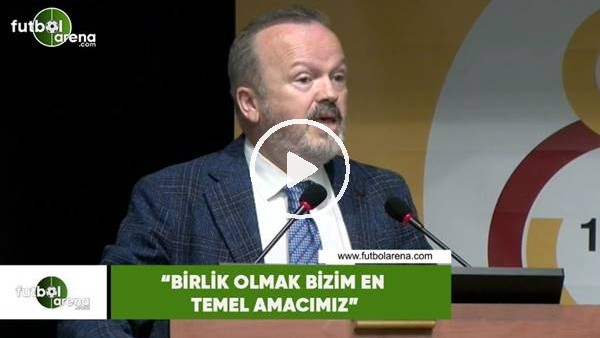 Yusuf Günay: "Birlik olmak bizim en temel amacımız"
