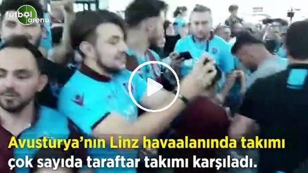 Trabzonspor'a Avusturya'da coşkulu karşılama