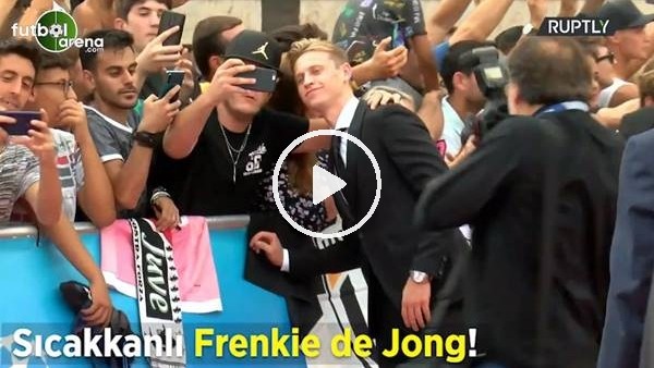 Sıcakkanlı Frenkie de Jong!