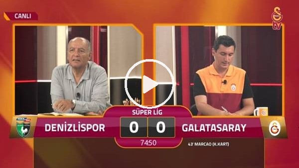 Recep Niyaz'ın golünde GS TV spikerleri