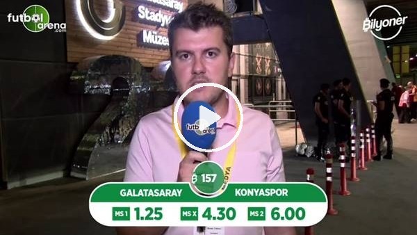 Galatasaray - Konyaspor maçı Bilyoner'de! TIKLA & OYNA