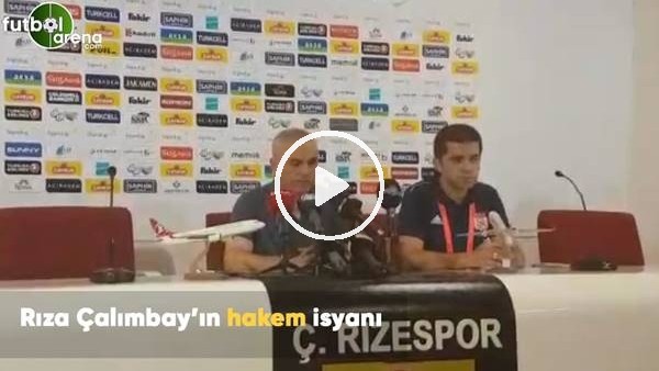 Rıza Çalımbay'ın hakem isyanı! "VAR'a gitmesi gerekiyordu"
