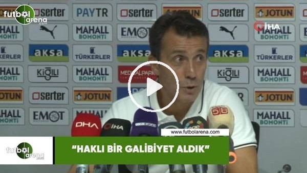 Bülent Korkmaz: "Haklı bir galibiyet aldık"
