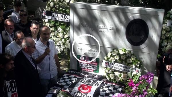 Süleyman Seba, kabri başında anıldı