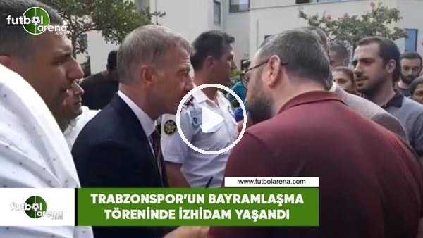 Trabzonspor'un bayramlaşma töreninde izdiham yaşandı