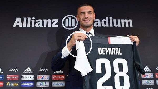 Juventus, Merih Demiral için imza töreni düzenledi