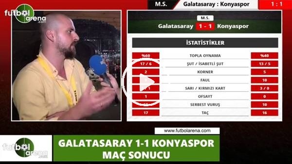 Burhan Can Terzi: "Galatasaray'ın sıkıntısı merkezden oyun kuramamasıydı"