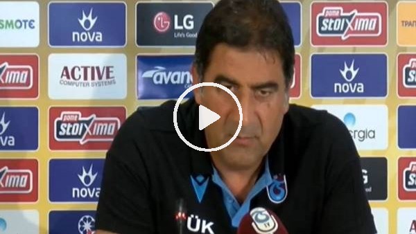 Ünal Karaman, AEK maçı öncesinde basın toplantısı düzenledi
