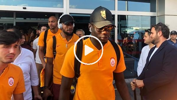 Galatasaray kafilesi Kayseri'ye geldi