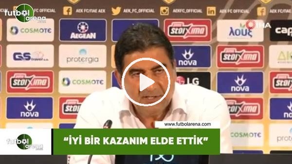 Ünal Karaman: "İyi bir kazanım elde ettik"