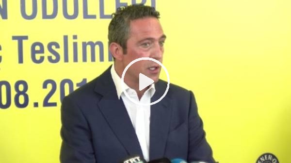 Ali Koç'tan önemli açıklamalar