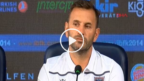 Okan Buruk, Olimpiakos maçı öncesi basın toplantısı düzenledi