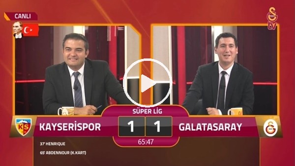 Belhanda'nın golünde GS TV spikerleri