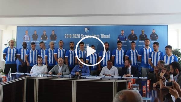 Erzurumspor, 15 futbolcu ile sözleşme imzaladı