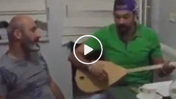 Servet Çetin ile bağlama ile yine döktürdü