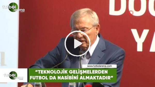 Zekeriya Alp: "Teknolojik gelişmelerden futbol da nasibi almaktadır"