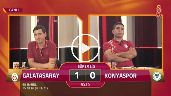 Jonsson'un golünde GS TV spikerleri