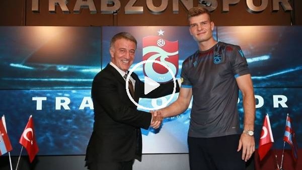 Alexander Sörloth 2+2 yıllığına Trabzonspor'da