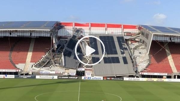 AZ Alkmaar'ın stadının çatısı çöktü