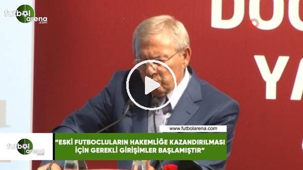Zekeriya Alp: "Eski futbolcuların hakemliğe kazandırılması için gerekli girişimler başlamıştır"