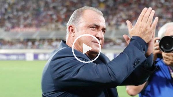 Fatih Terim'e Fiorentina maçında sevgi seli