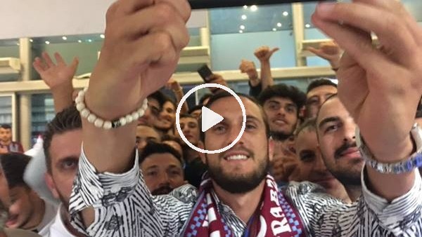 Yusuf Yazıcı, Trabzon'dan Fransa'ya böyle uğurlandı