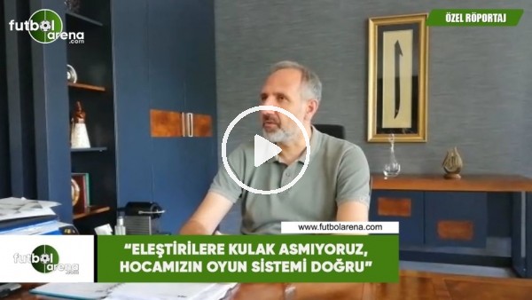 Selçuk Aksoy: "Eleştirilere kulak asmıyoruz, hocamızın oyun sistemi doğru"