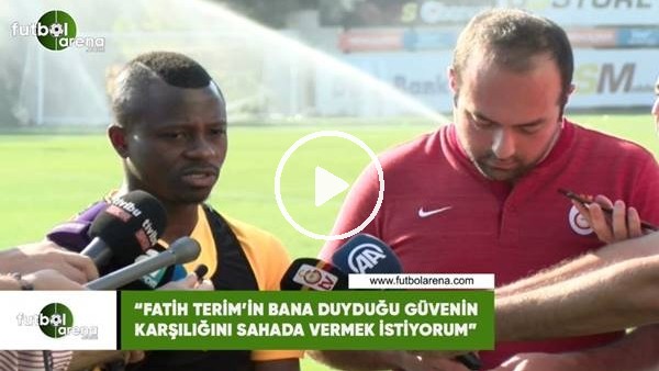 Seri: "Fatih Terim'in bana duyduğu güvenin karşılığını sahada vermek istiyorum"