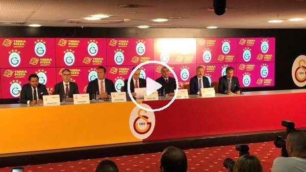 Galatasaray ile Terra Pizza sponsorluk anlaşması imzaladı
