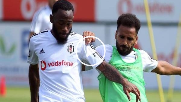 Beşiktaş'ın yeni transferi N'Koudou, sakatlanarak idmanı yarıda bıraktı