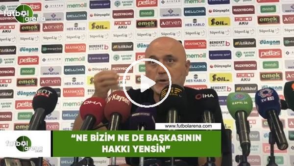Hikmet Karaman: "Ne bizim ne de başkasının hakkı yensin"
