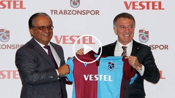 Trabzonspor'un yeni sponsoru Vestel oldu