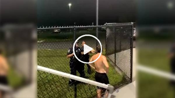 Polis şart sundu, gençler yerine getirdi..