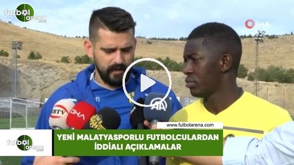Yeni Malatyasporlu futbolculardan iddialı açıklamalar