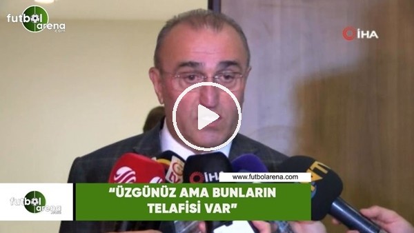 Abdurrahim Albayrak: "Üzgünüz ama bunların telafisi var"