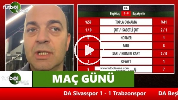 Çağdaş Sevinç:  "Beşiktaş ısrarla 45 dakika boyunca aynı şeyleri denedi."