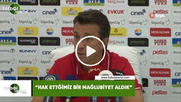 Bülent Korkmaz: "Hak ettiğimiz bir mağlubiyet aldık"