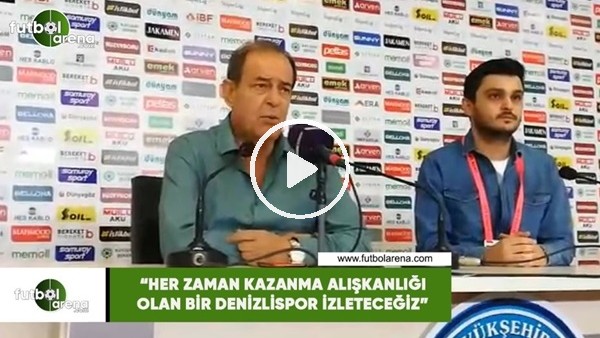 Yücel İdiz: "Her zaman kazanma alşkanlığı olan bir Denizlispor izleteceğiz"