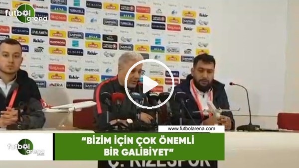 Sumudica: "Bizim için çok önemli bir galibiyet"